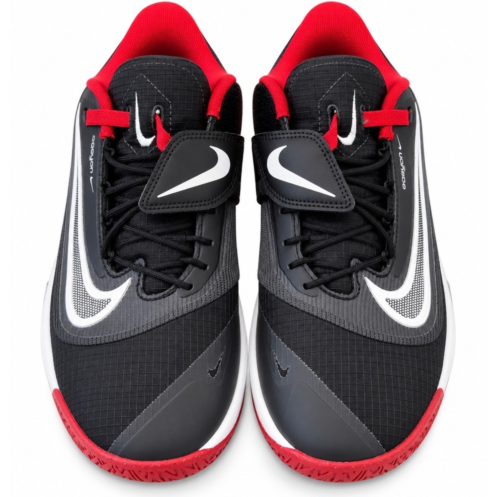 NEW Nike Precision 7 EasyOn Mens Basketball Shoes Black White Red Size 8